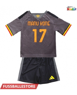 Günstige AS Roma Manu Kone #17 3rd trikot Kinder 2026-27 Kurzarm (+ Kurze Hosen)